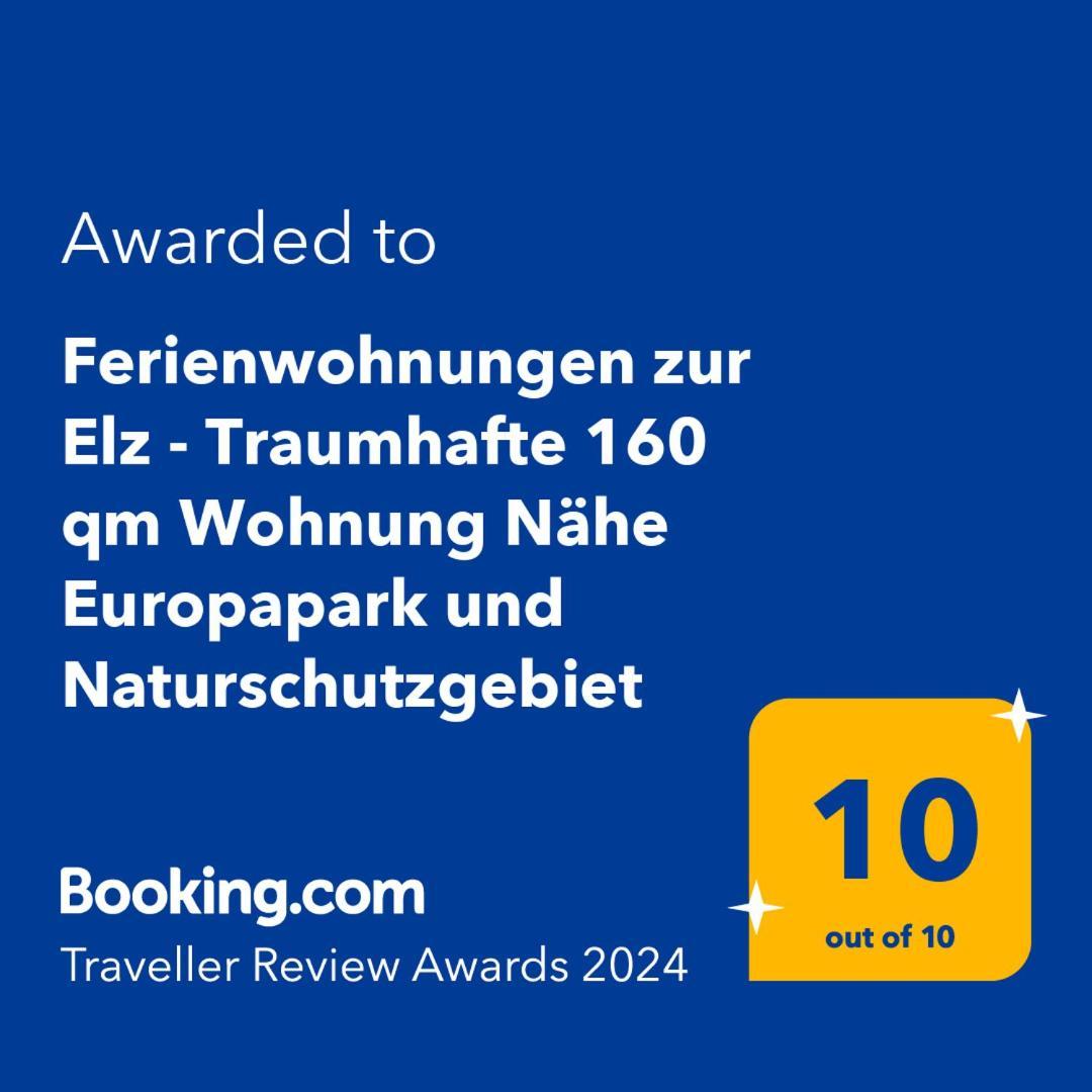 Ferienwohnungen Zur Elz - Traumhafte 160 Qm Wohnung Mit Pool Und Garten Naehe Des Europaparks Kappel-Grafenhausen Exterior photo
